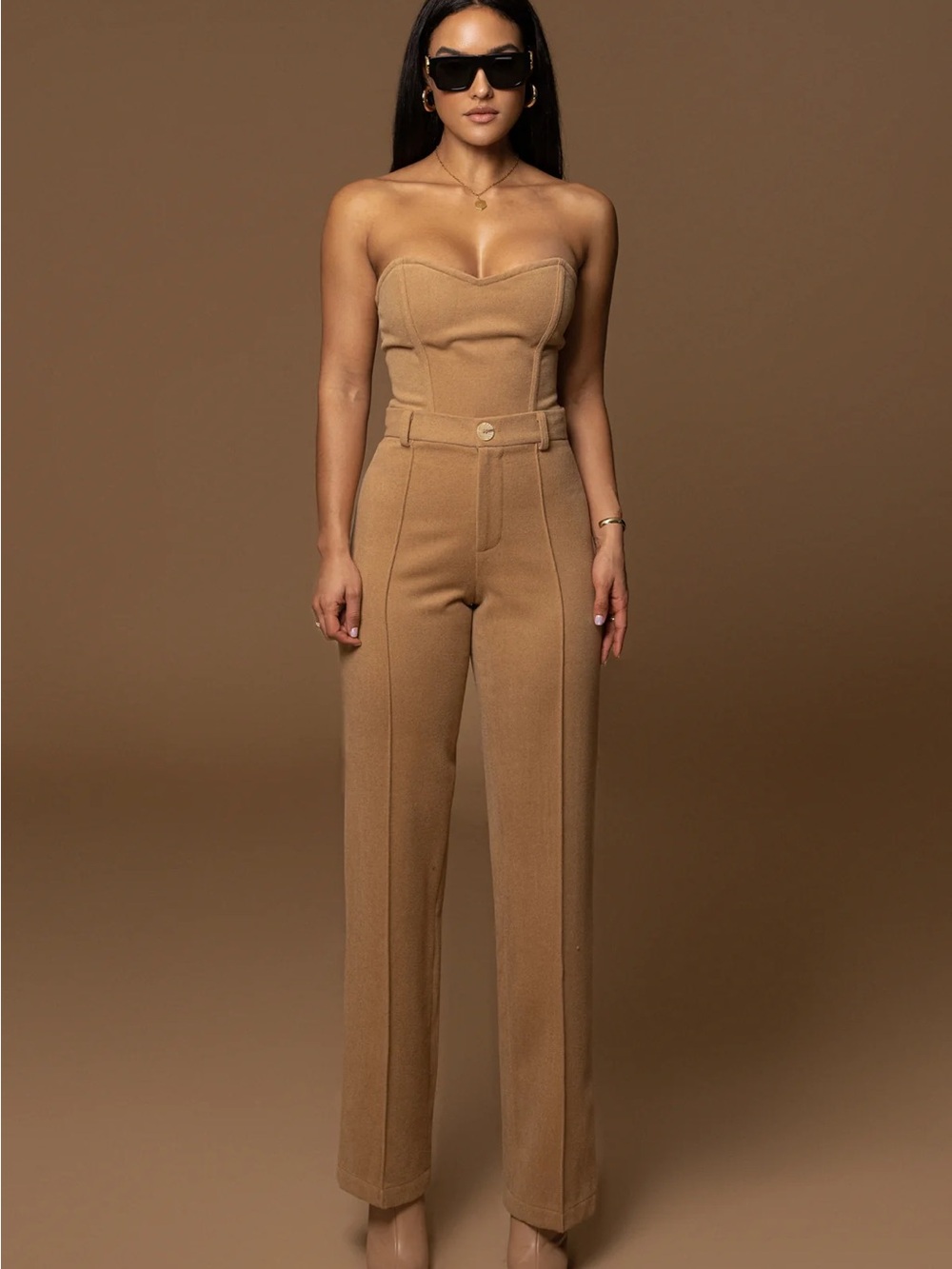 JLUXLABEL Stay Sharp Wool 3 Piece Set
Corset, Pant, Skirt
